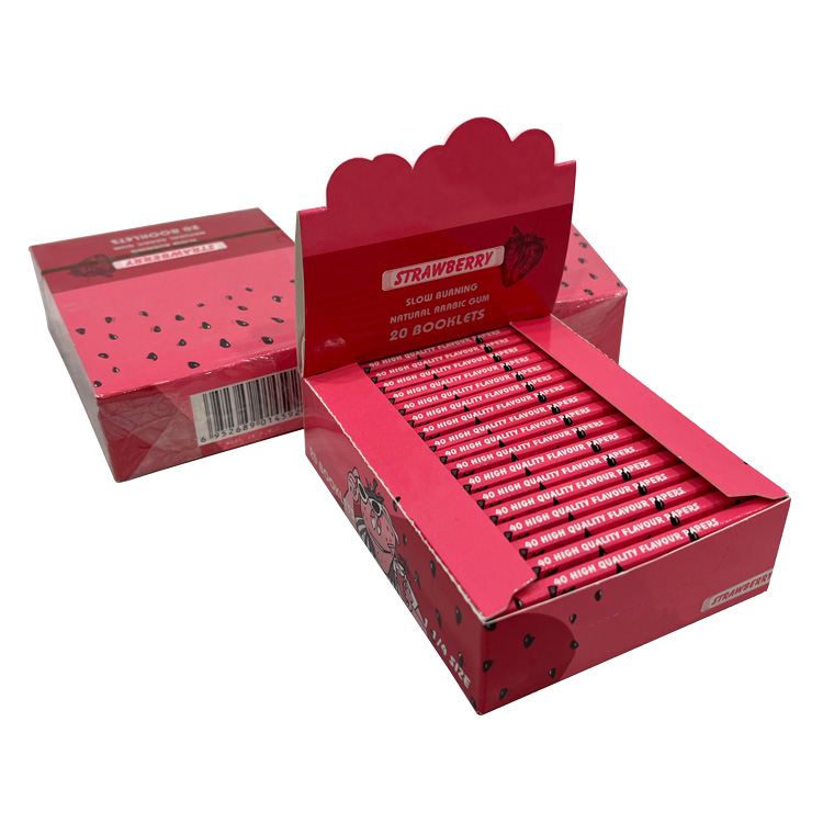 Custom Brown White Flavored Rolling Paper from China manufacturer Gorsen